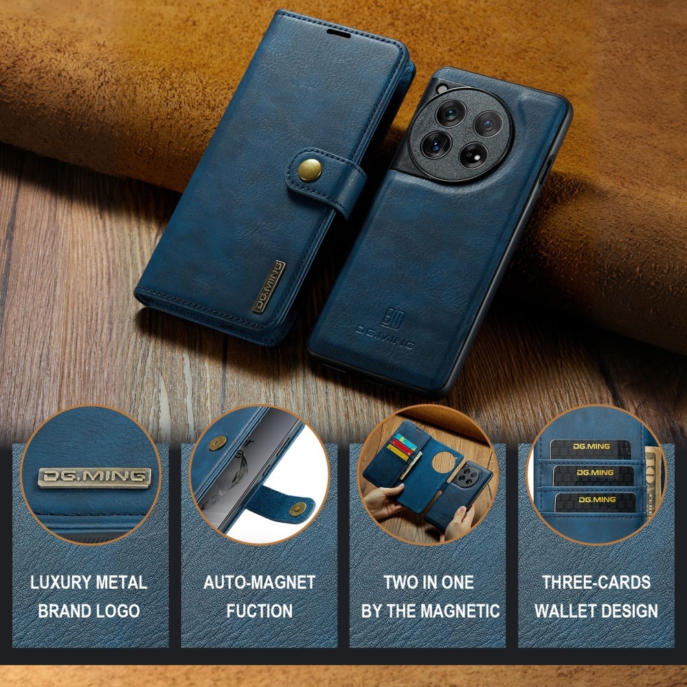 Cover portafoglio Magnet Wallet OnePlus 12 Blue