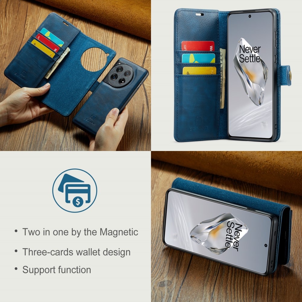 Cover portafoglio Magnet Wallet OnePlus 12 Blue