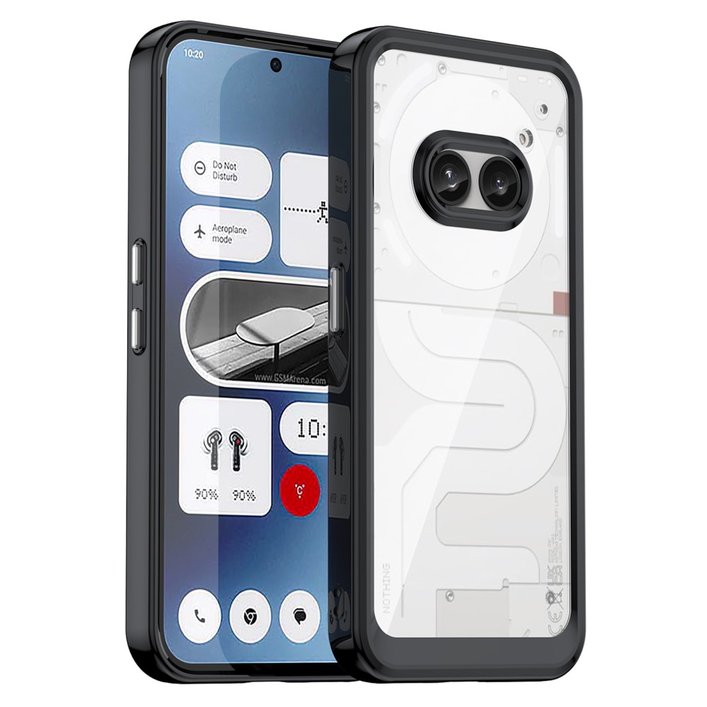 Cover Ibrido Crystal Hybrid Nothing Phone 2a nero