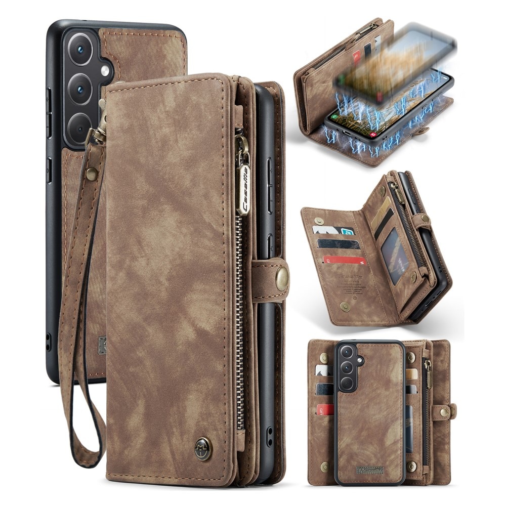 Cover portafoglio Multi-Slot Google Pixel 8a marrone