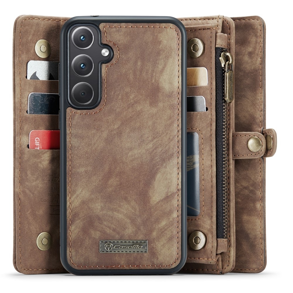 Cover portafoglio Multi-Slot Samsung Galaxy A35 Marrone