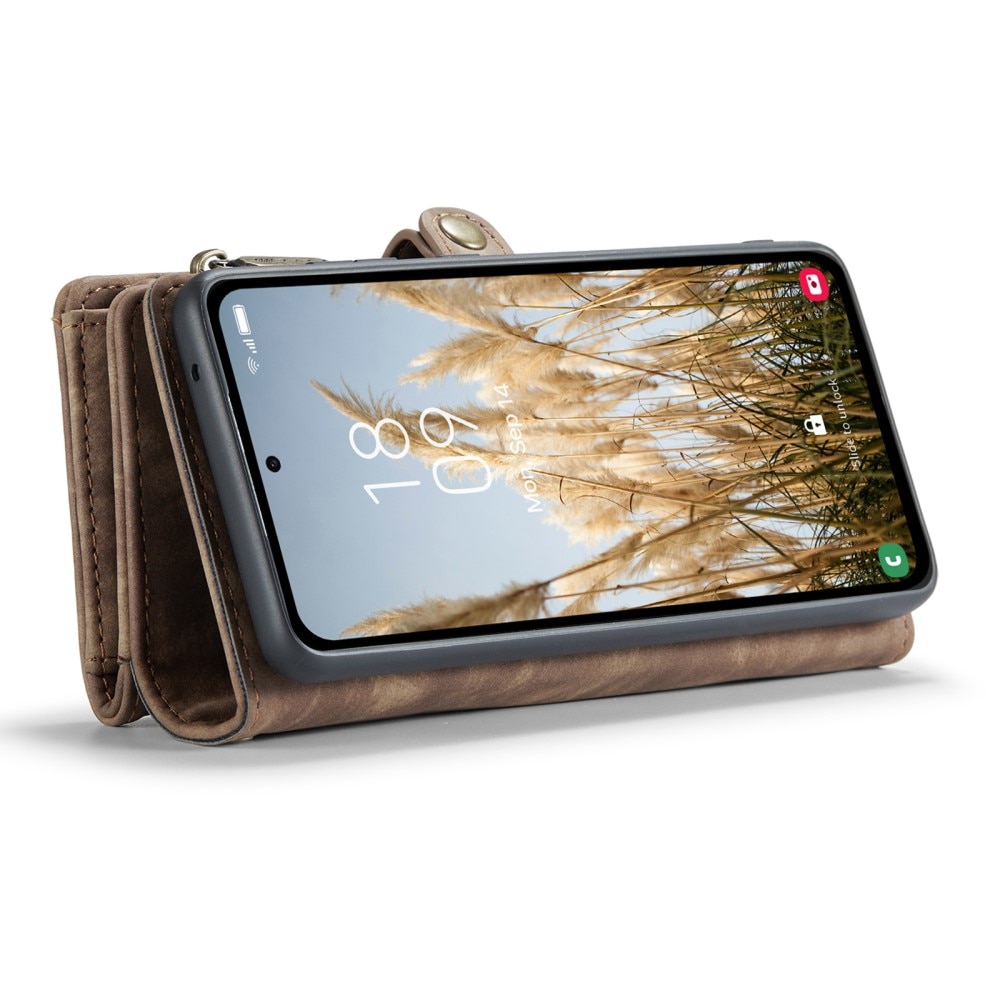 Cover portafoglio Multi-Slot Samsung Galaxy A35 marrone