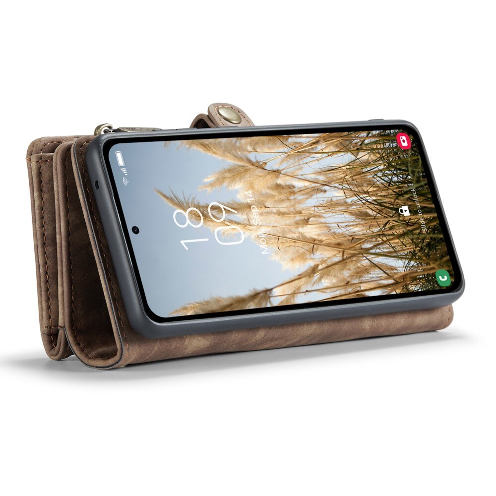 Cover portafoglio Multi-Slot Samsung Galaxy A35 Marrone