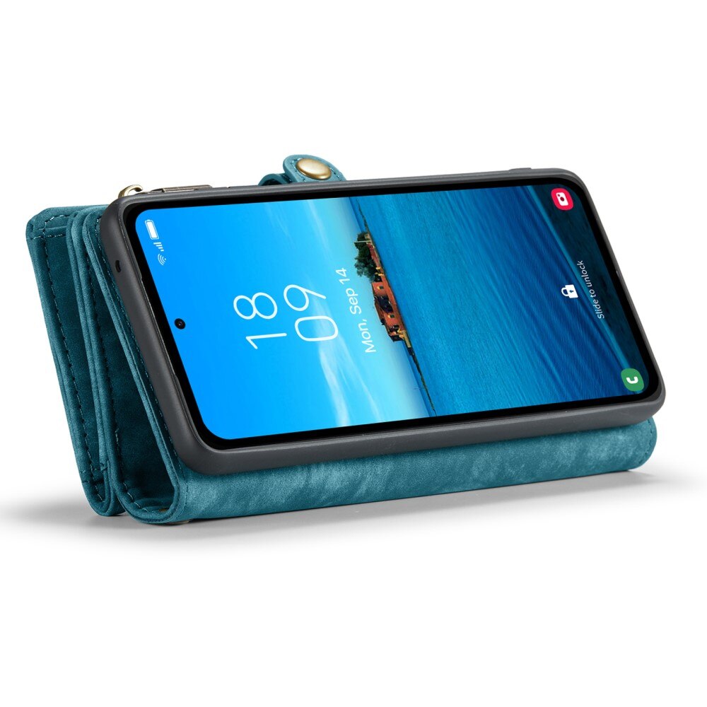 Cover portafoglio Multi-Slot Samsung Galaxy A35 blu