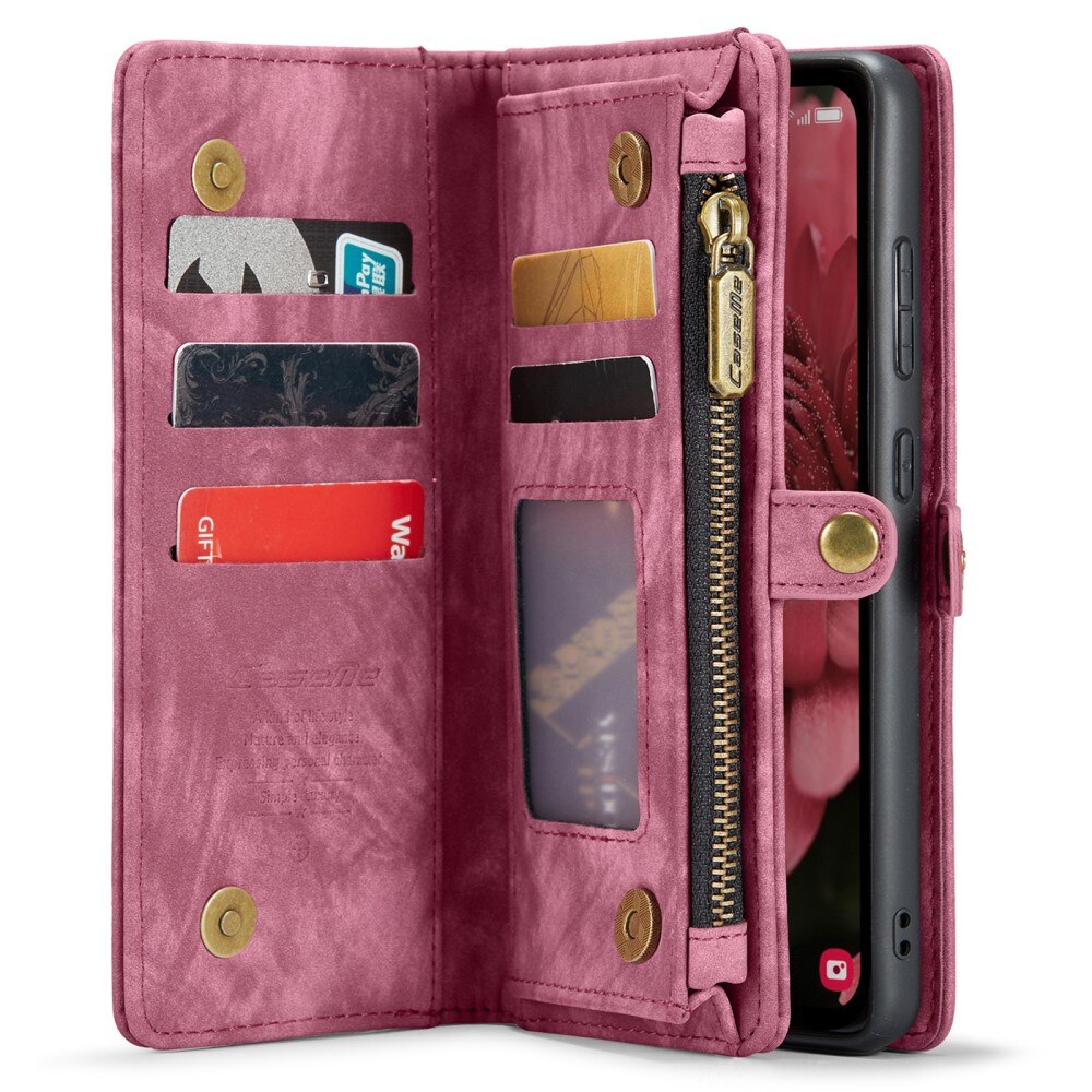 Cover portafoglio Multi-Slot Samsung Galaxy A35 Rosso