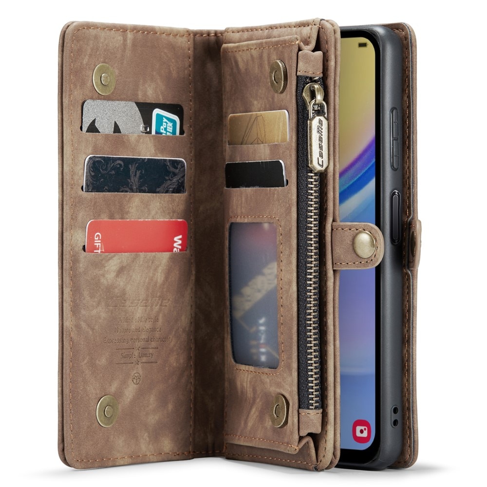 Cover portafoglio Multi-Slot Samsung Galaxy A15 marrone