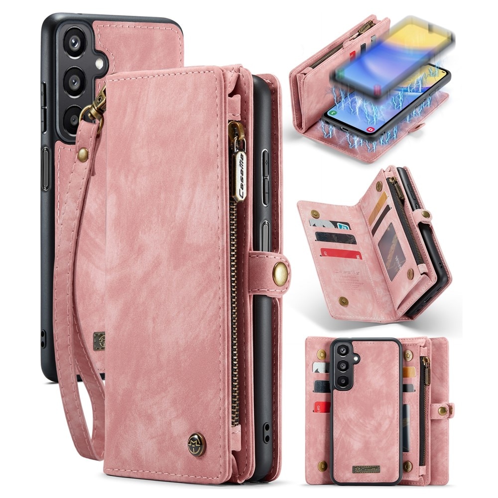 Cover portafoglio Multi-Slot Samsung Galaxy A15 rosa