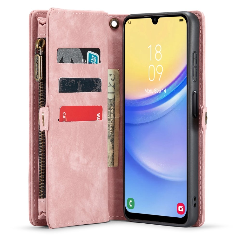 Cover portafoglio Multi-Slot Samsung Galaxy A15 rosa
