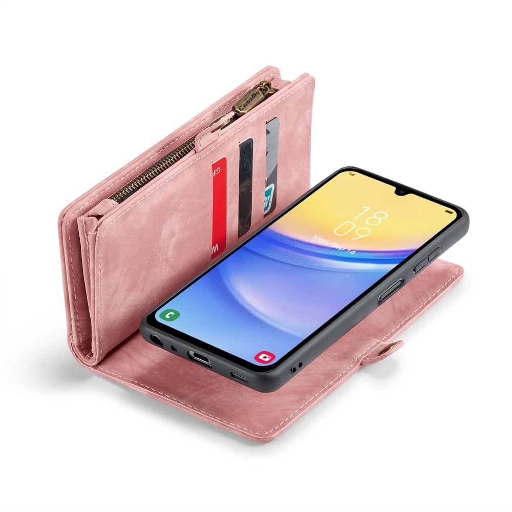 Cover portafoglio Multi-Slot Samsung Galaxy A15 rosa