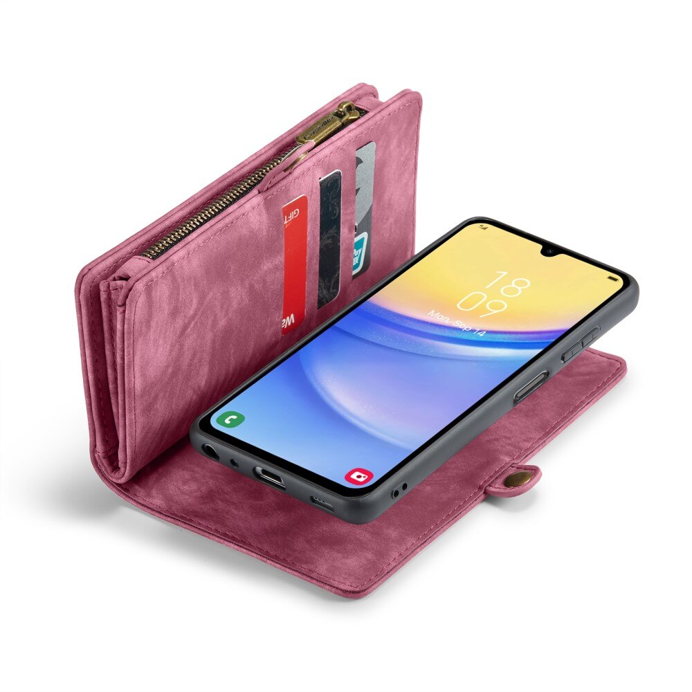 Cover portafoglio Multi-Slot Samsung Galaxy A15 rosso