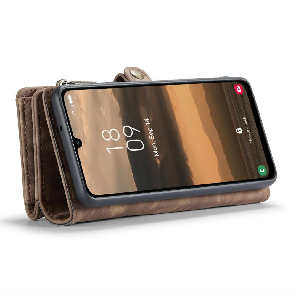 Cover portafoglio Multi-Slot Samsung Galaxy A25 marrone