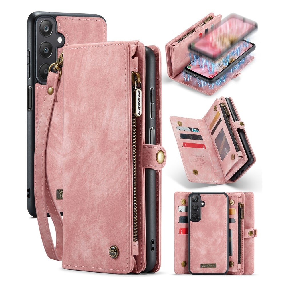 Cover portafoglio Multi-Slot Samsung Galaxy A25 rosa