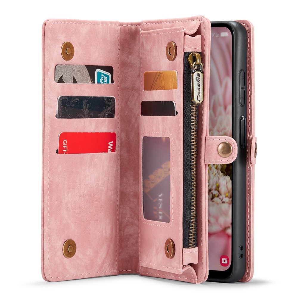 Cover portafoglio Multi-Slot Samsung Galaxy A25 rosa