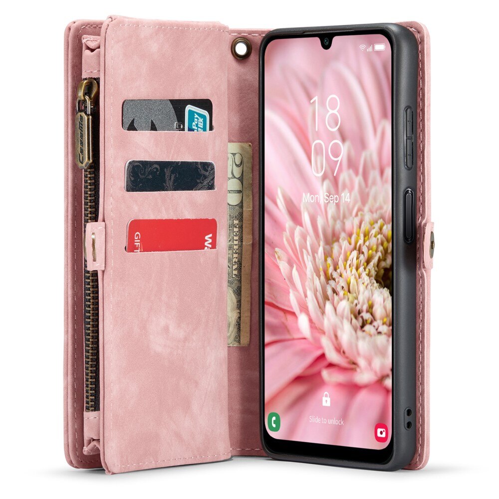 Cover portafoglio Multi-Slot Samsung Galaxy A25 rosa