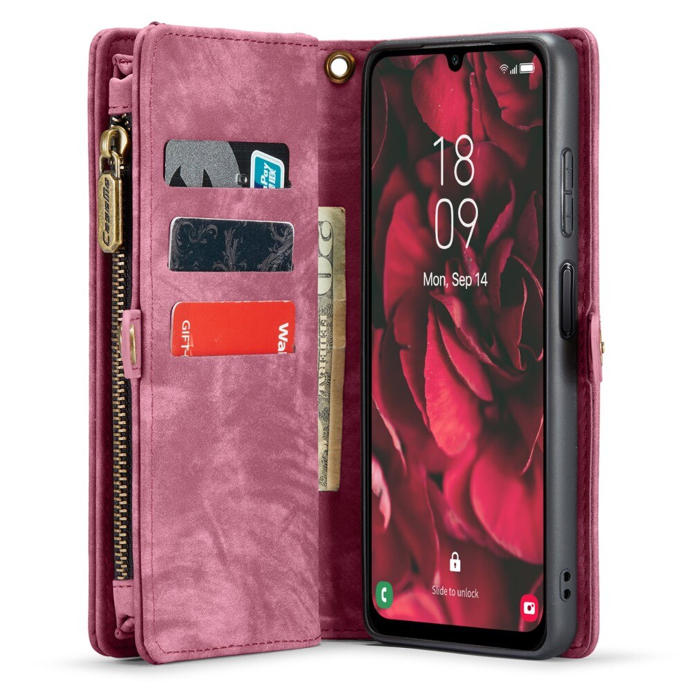 Cover portafoglio Multi-Slot Samsung Galaxy A25 rosso