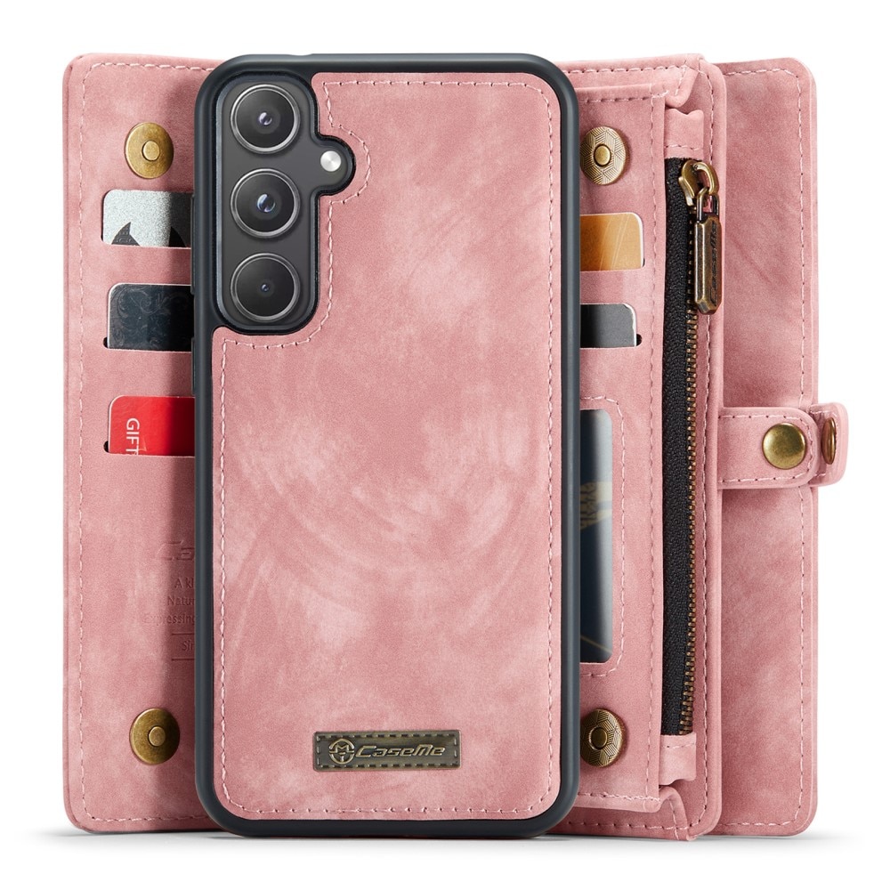 Cover portafoglio Multi-Slot Samsung Galaxy A55 rosa