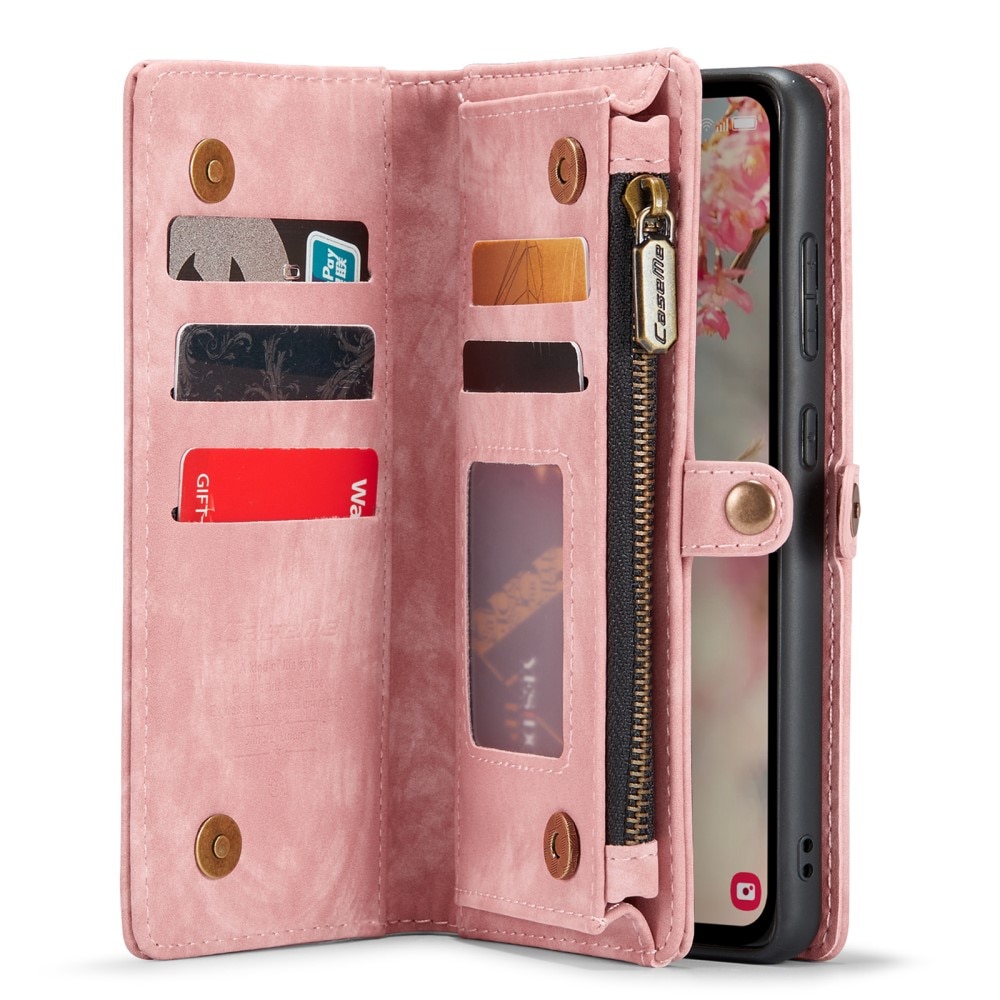Cover portafoglio Multi-Slot Samsung Galaxy A55 rosa