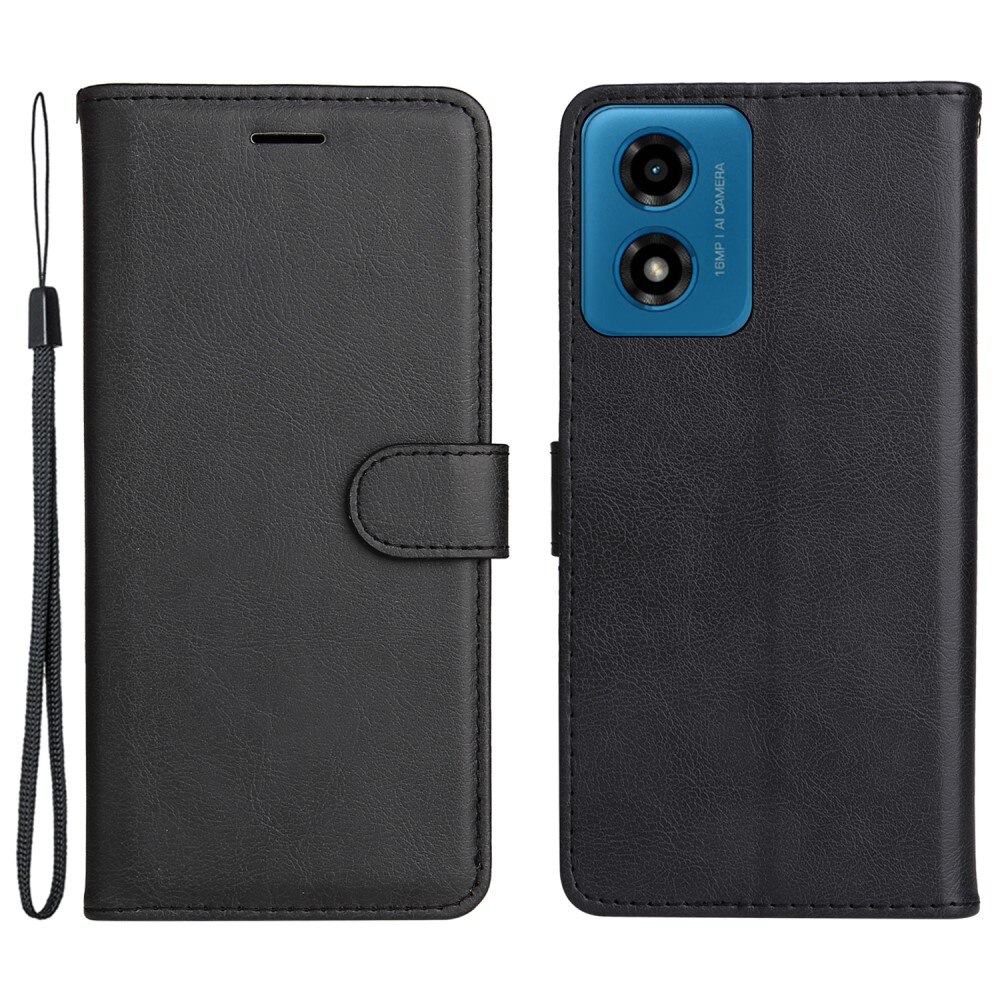 Custodie a portafoglio Motorola Moto G04 nero