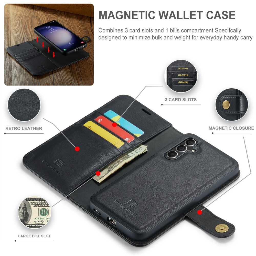 Cover portafoglio Magnet Wallet Samsung Galaxy A55 Black