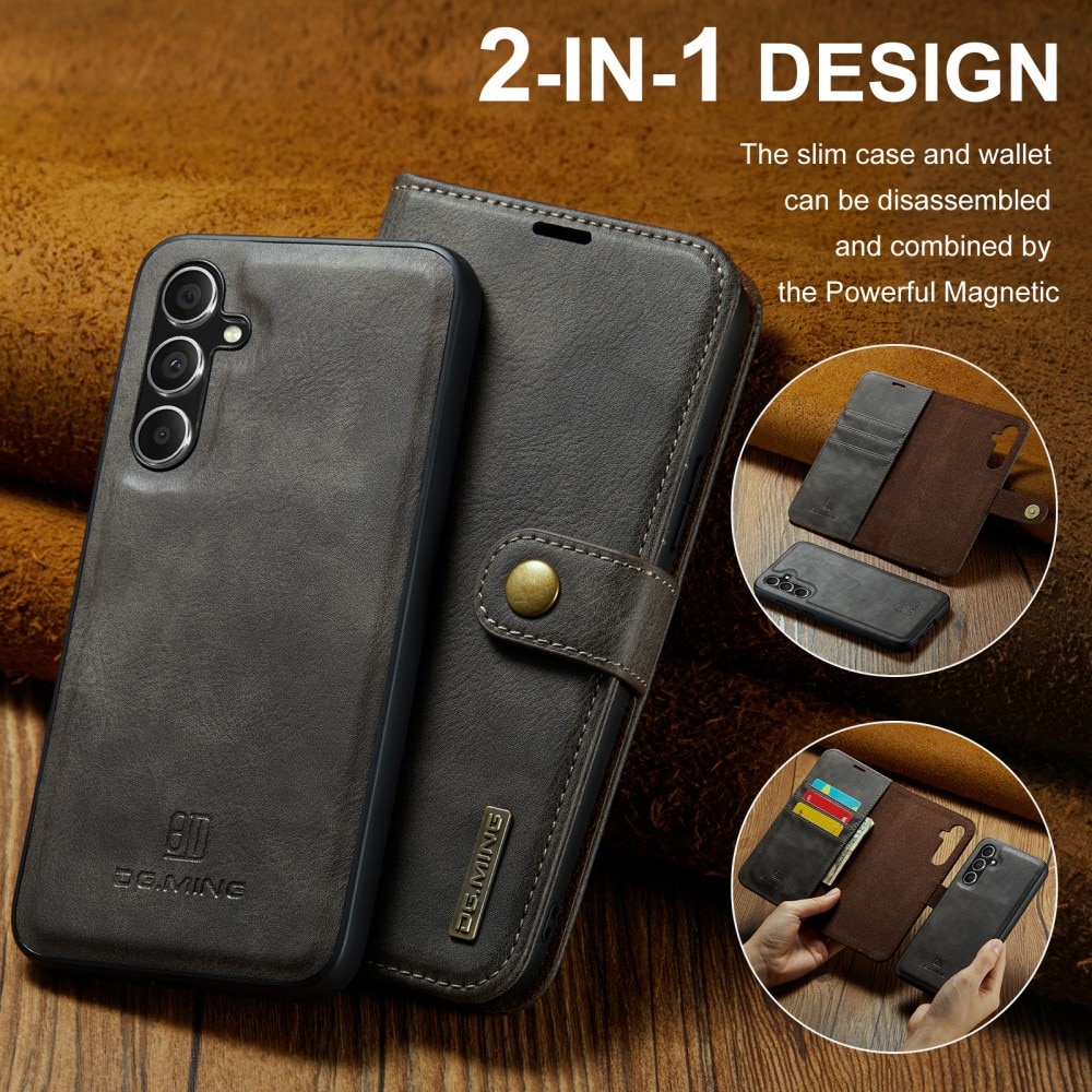 Cover portafoglio Magnet Wallet Samsung Galaxy A55 Brown