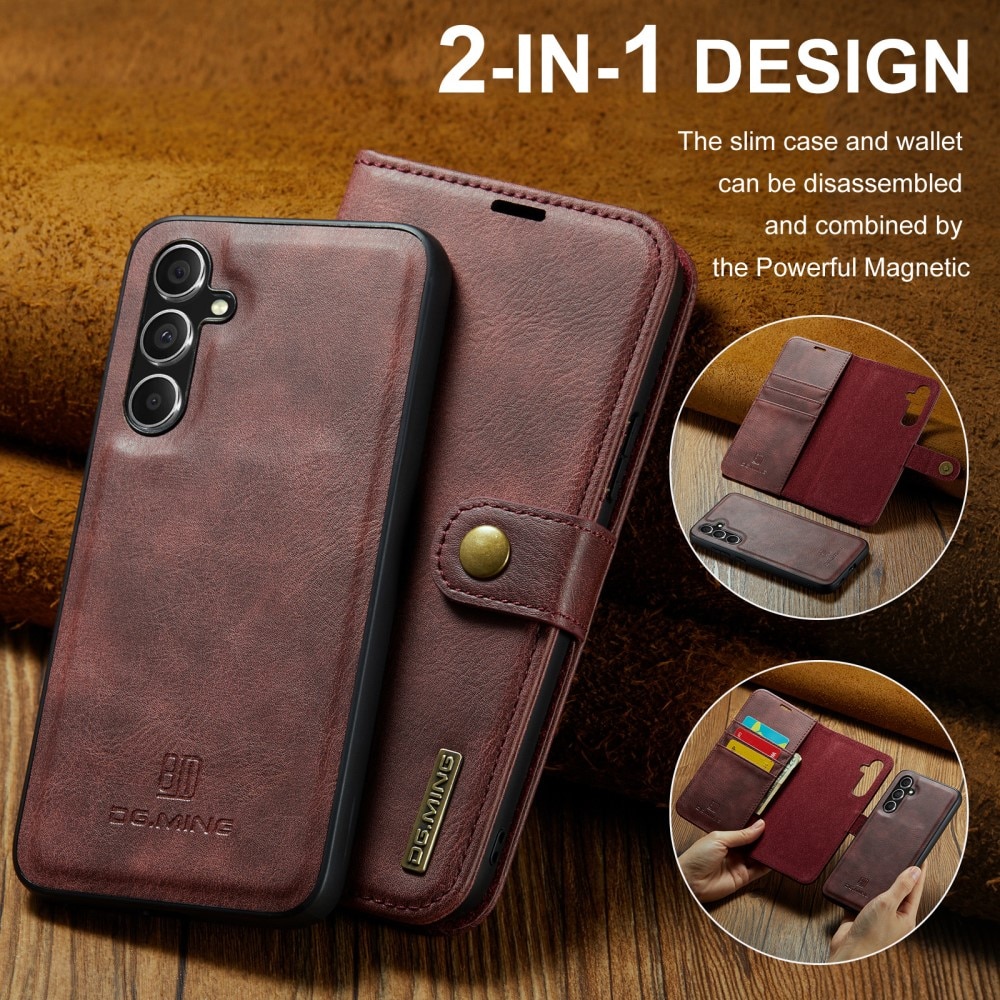 Cover portafoglio Magnet Wallet Samsung Galaxy A55 Red