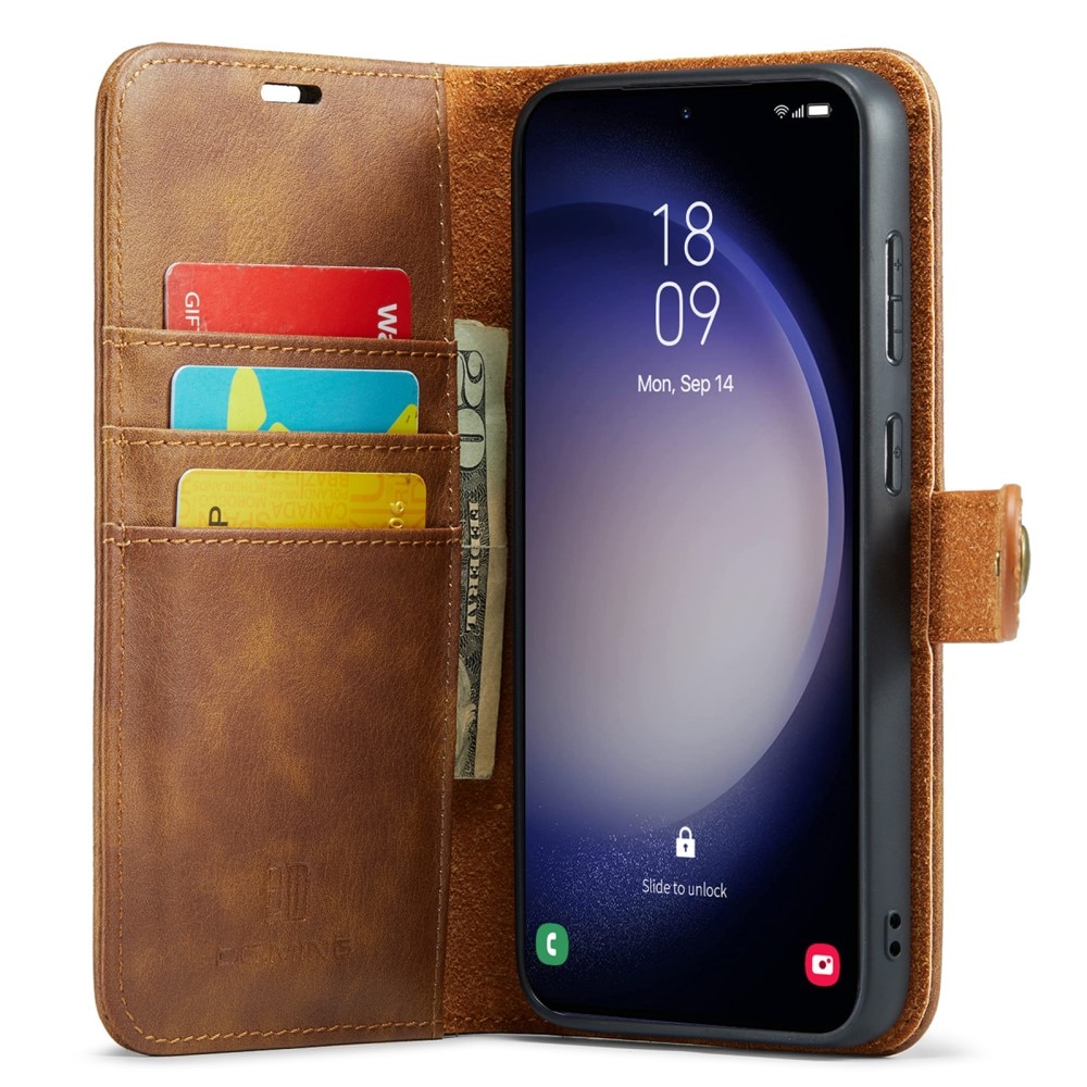 Cover portafoglio Magnet Wallet Samsung Galaxy A35 Cognac