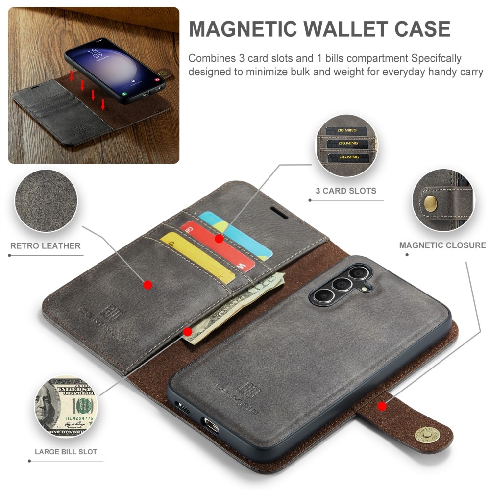 Cover portafoglio Magnet Wallet Samsung Galaxy A35 Brown