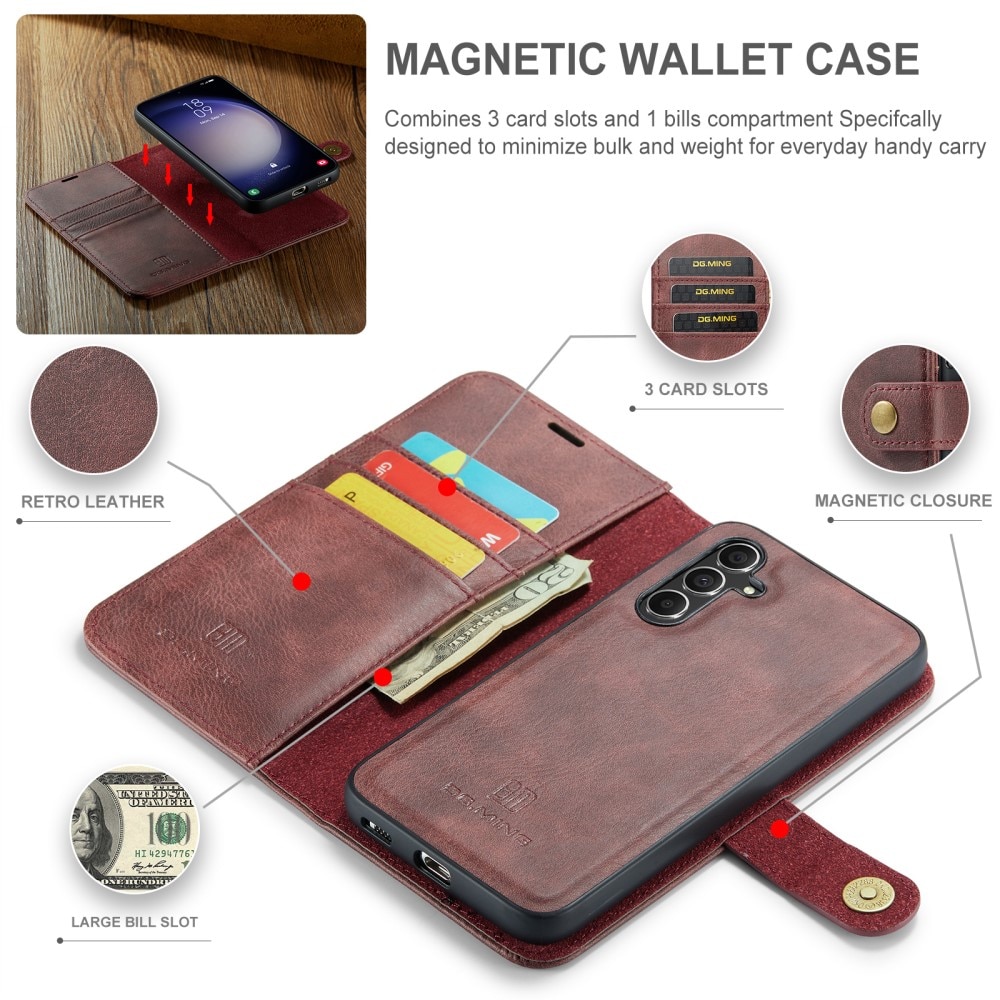 Cover portafoglio Magnet Wallet Samsung Galaxy A35 Red