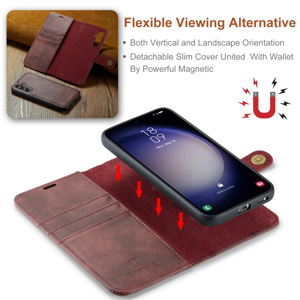 Cover portafoglio Magnet Wallet Samsung Galaxy A35 Red