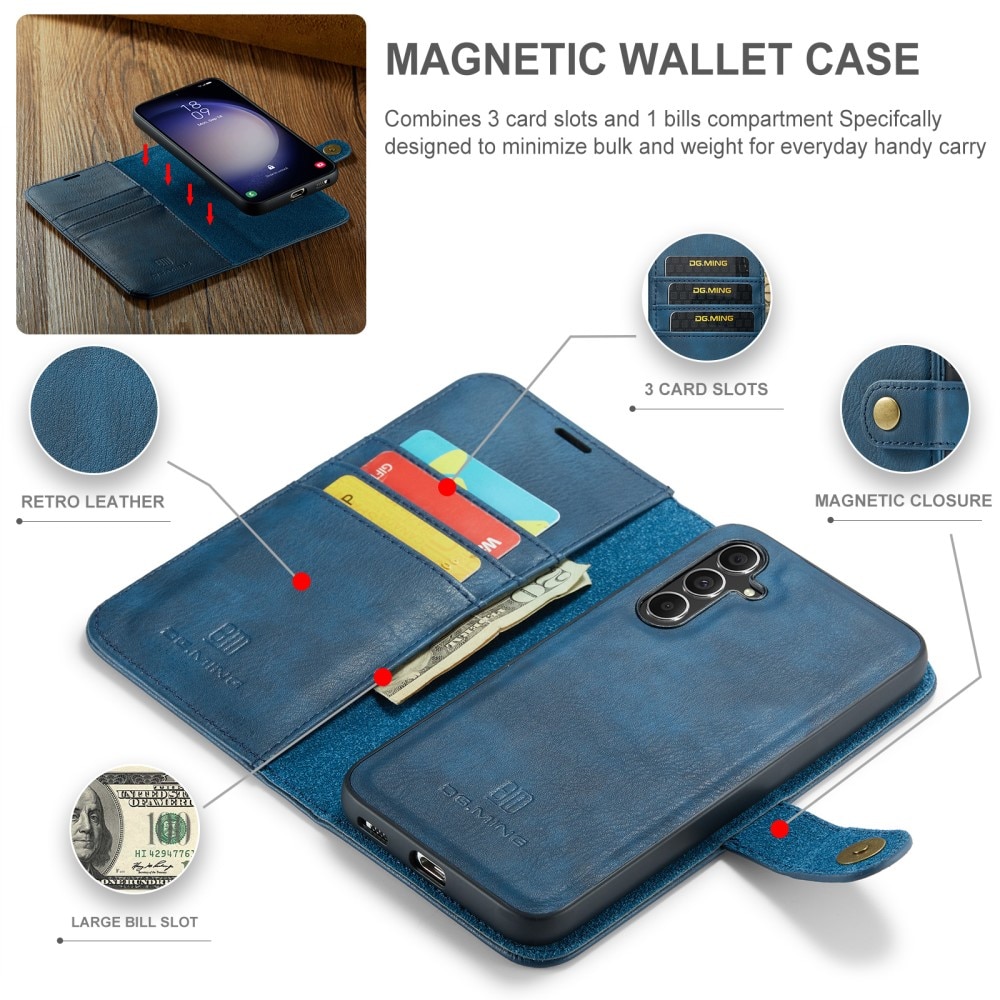 Cover portafoglio Magnet Wallet Samsung Galaxy A35 Blue