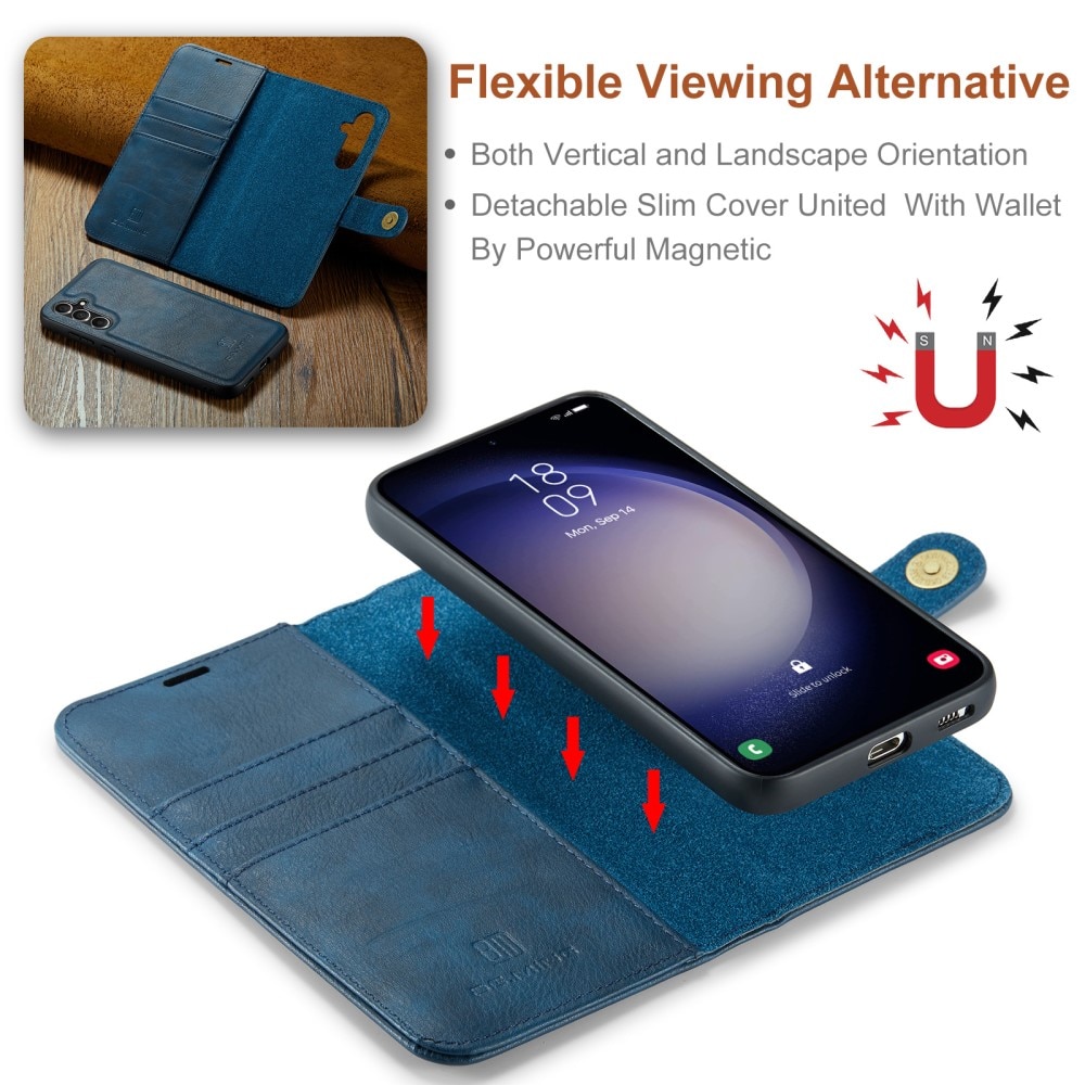 Cover portafoglio Magnet Wallet Samsung Galaxy A35 Blue