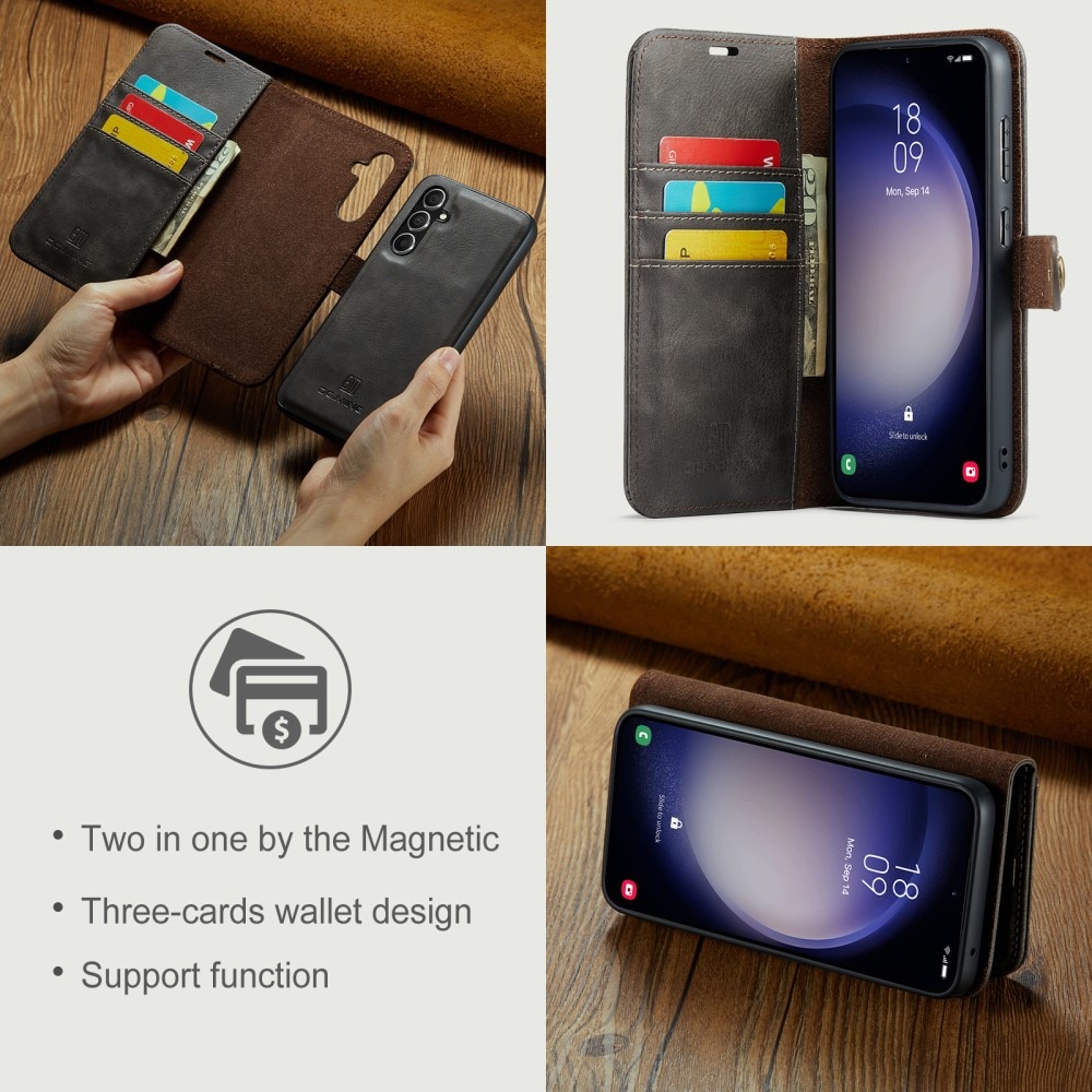 Cover portafoglio Magnet Wallet Samsung Galaxy A15 Brown