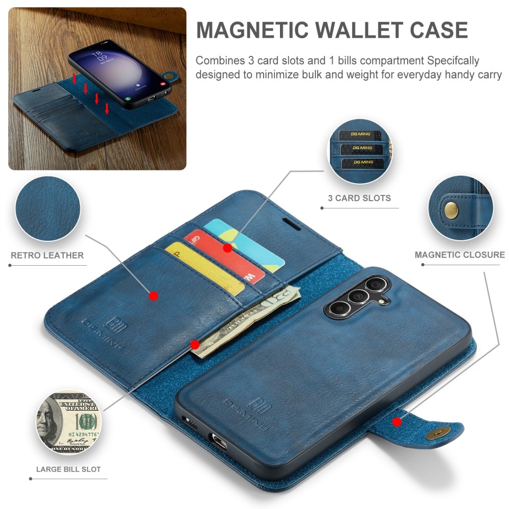 Cover portafoglio Magnet Wallet Samsung Galaxy A15 Blue