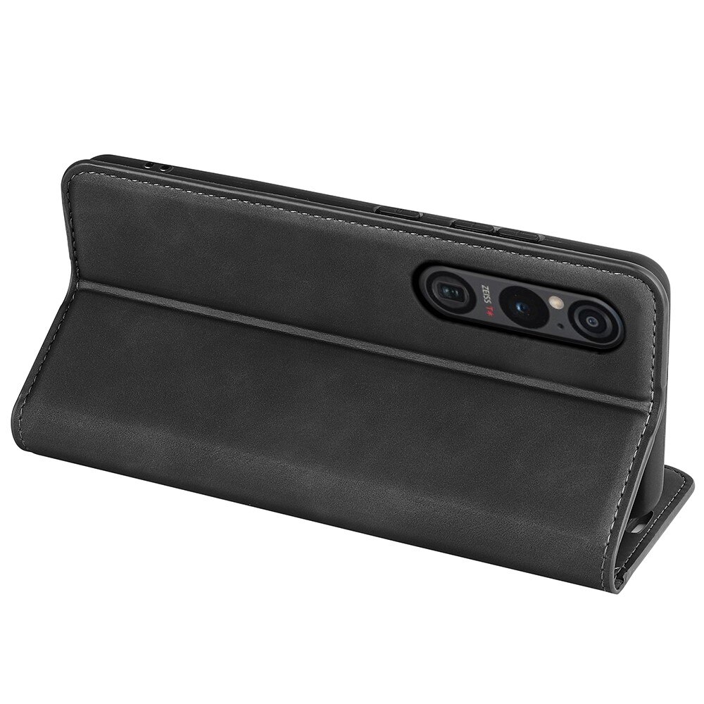 Cover portafoglio sottili Sony Xperia 1 VI nero
