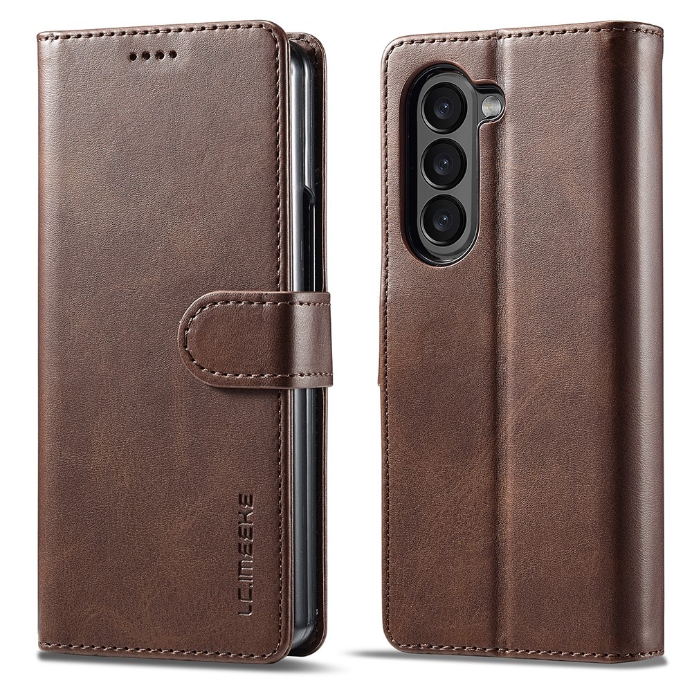 Custodie a portafoglio Samsung Galaxy Z Fold 6 marrone