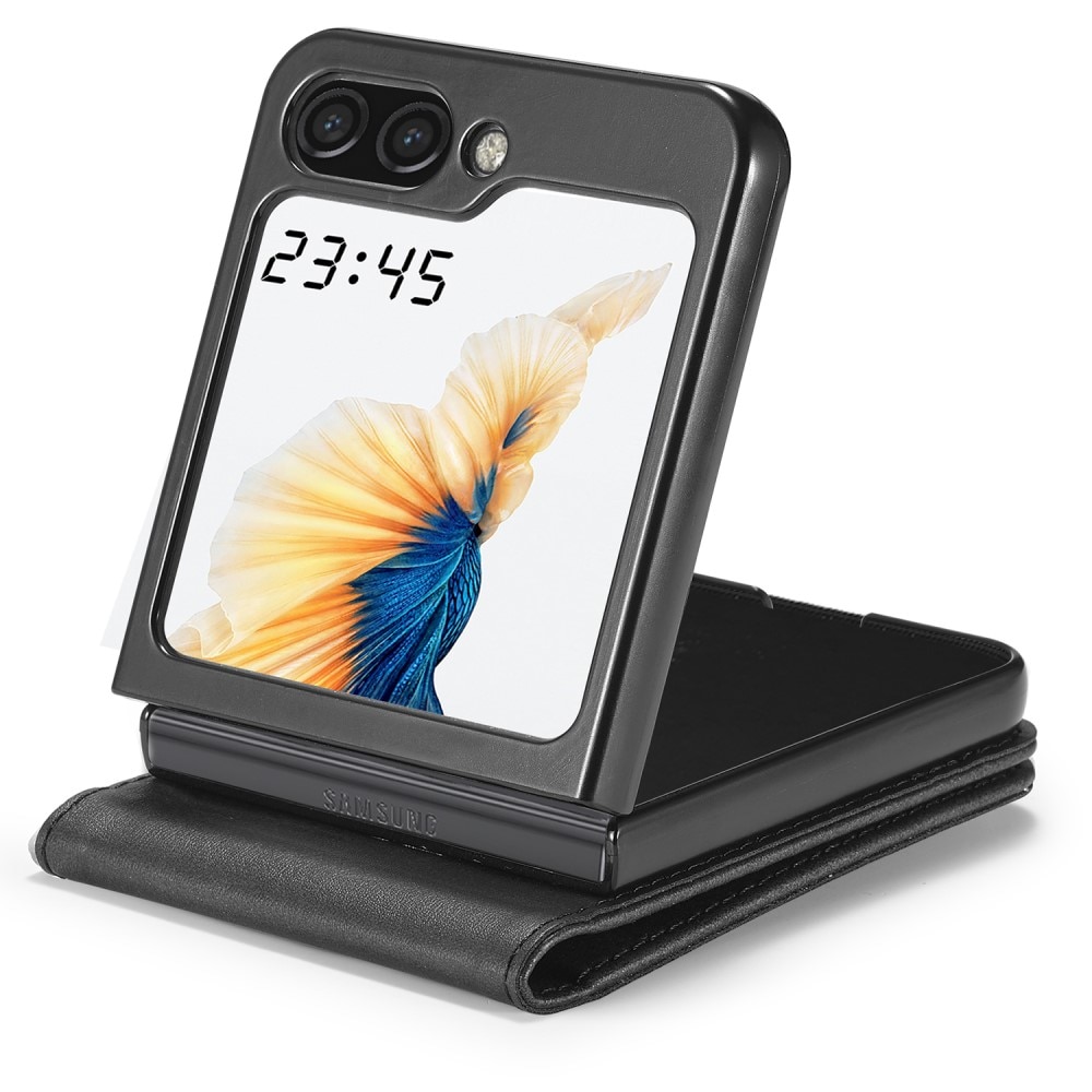 Custodie a portafoglio Samsung Galaxy Z Flip 6 nero
