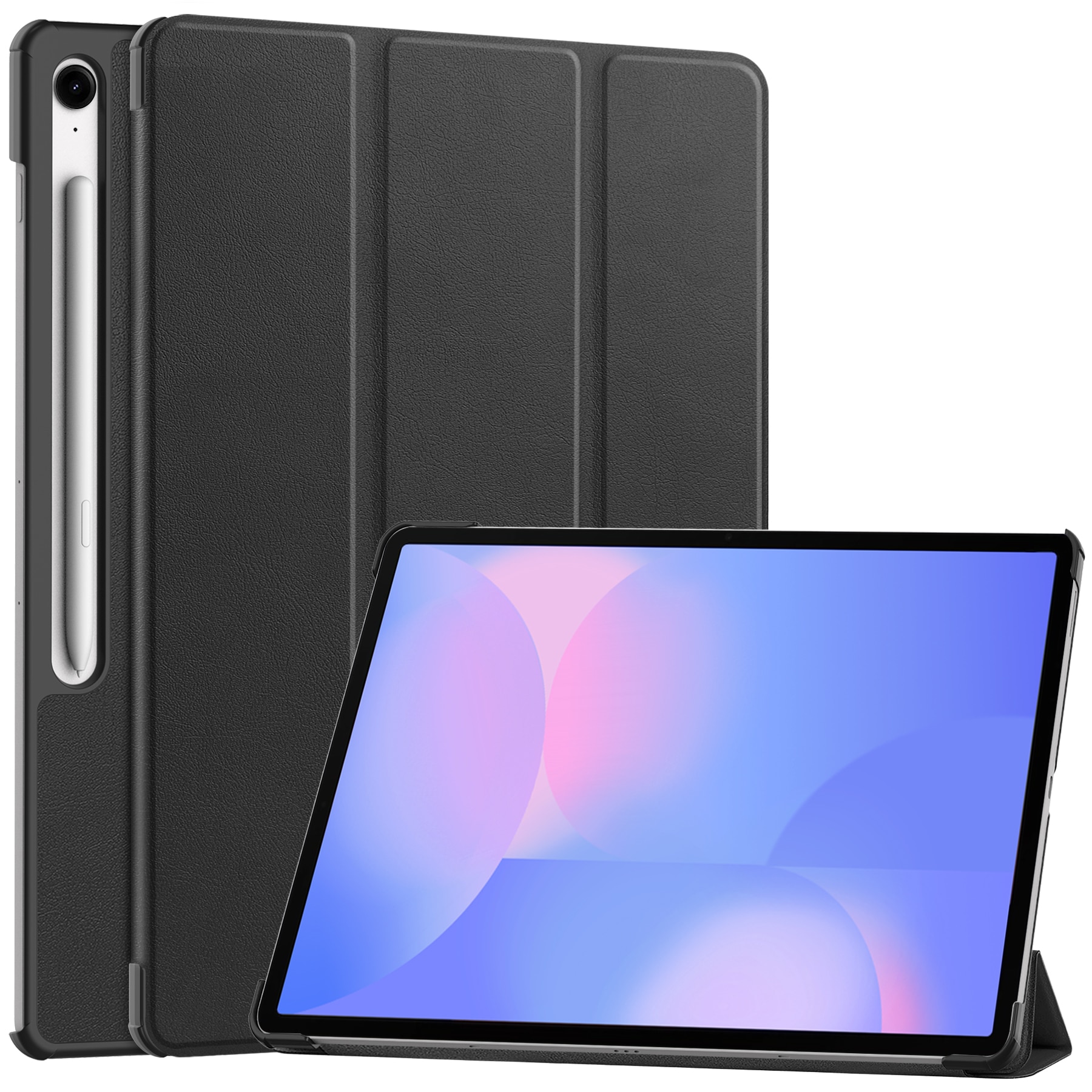 Cover Tri-Fold Samsung Galaxy Tab S10 FE Plus Nero
