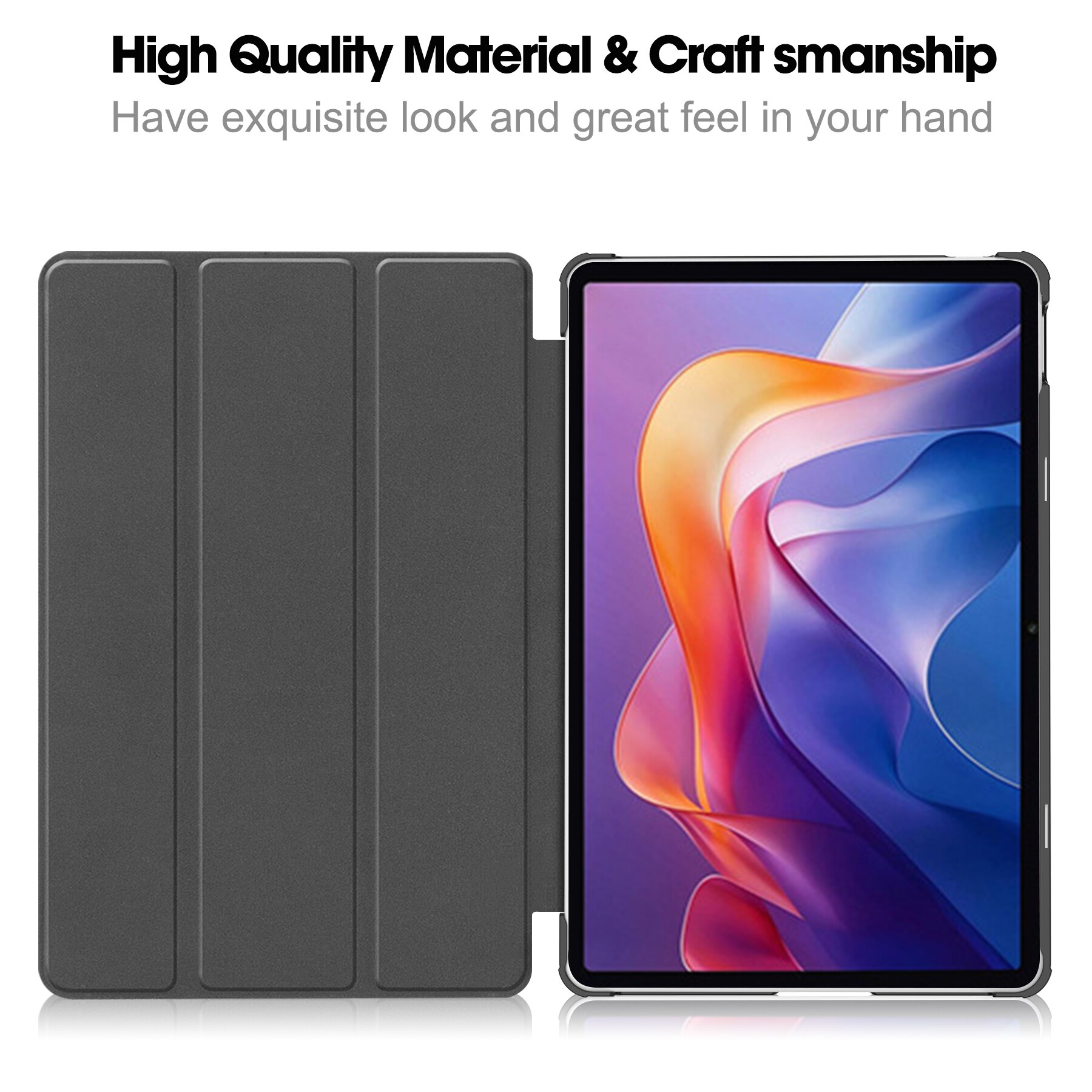 Cover Tri-Fold Xiaomi Redmi Pad 2 Nero
