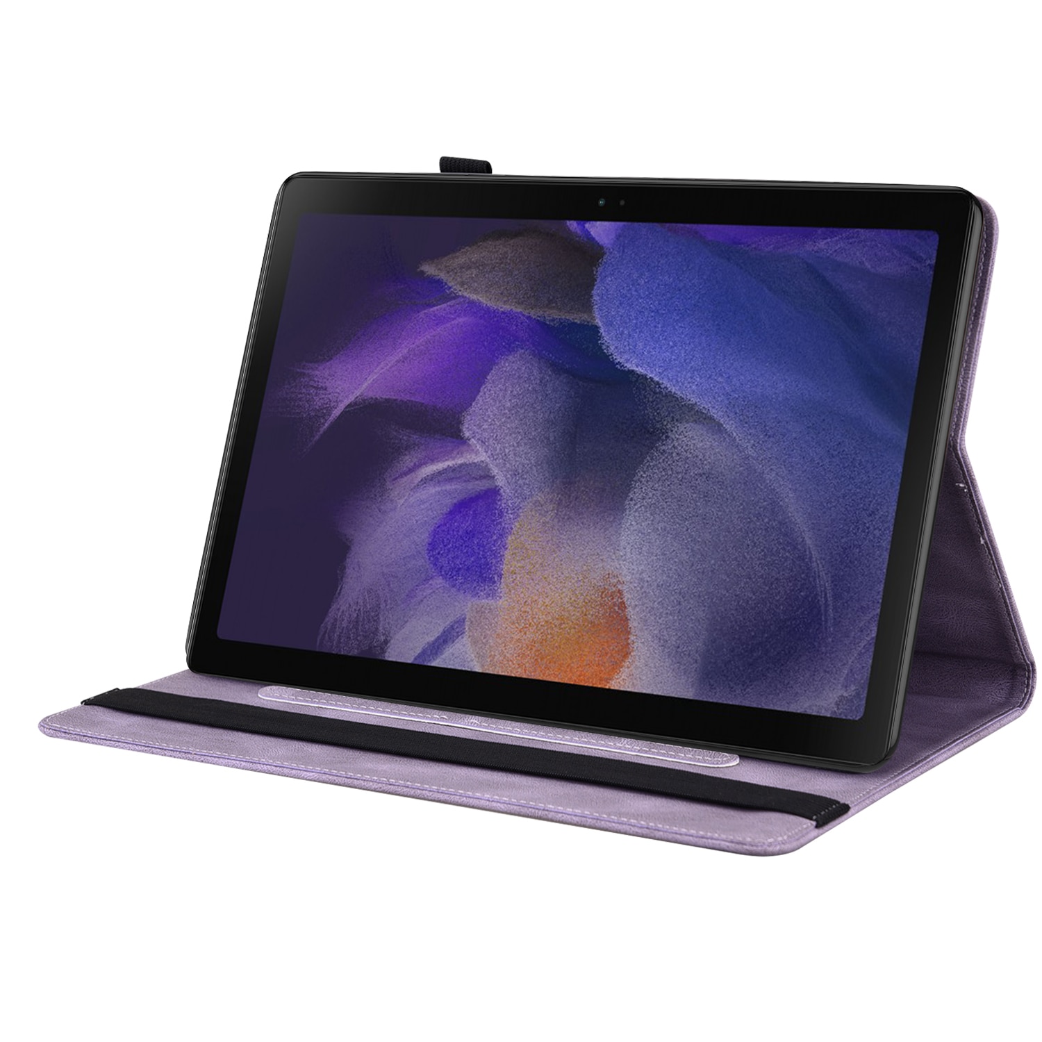 Custodia in pelle con farfalla Samsung Galaxy Tab A11 Viola