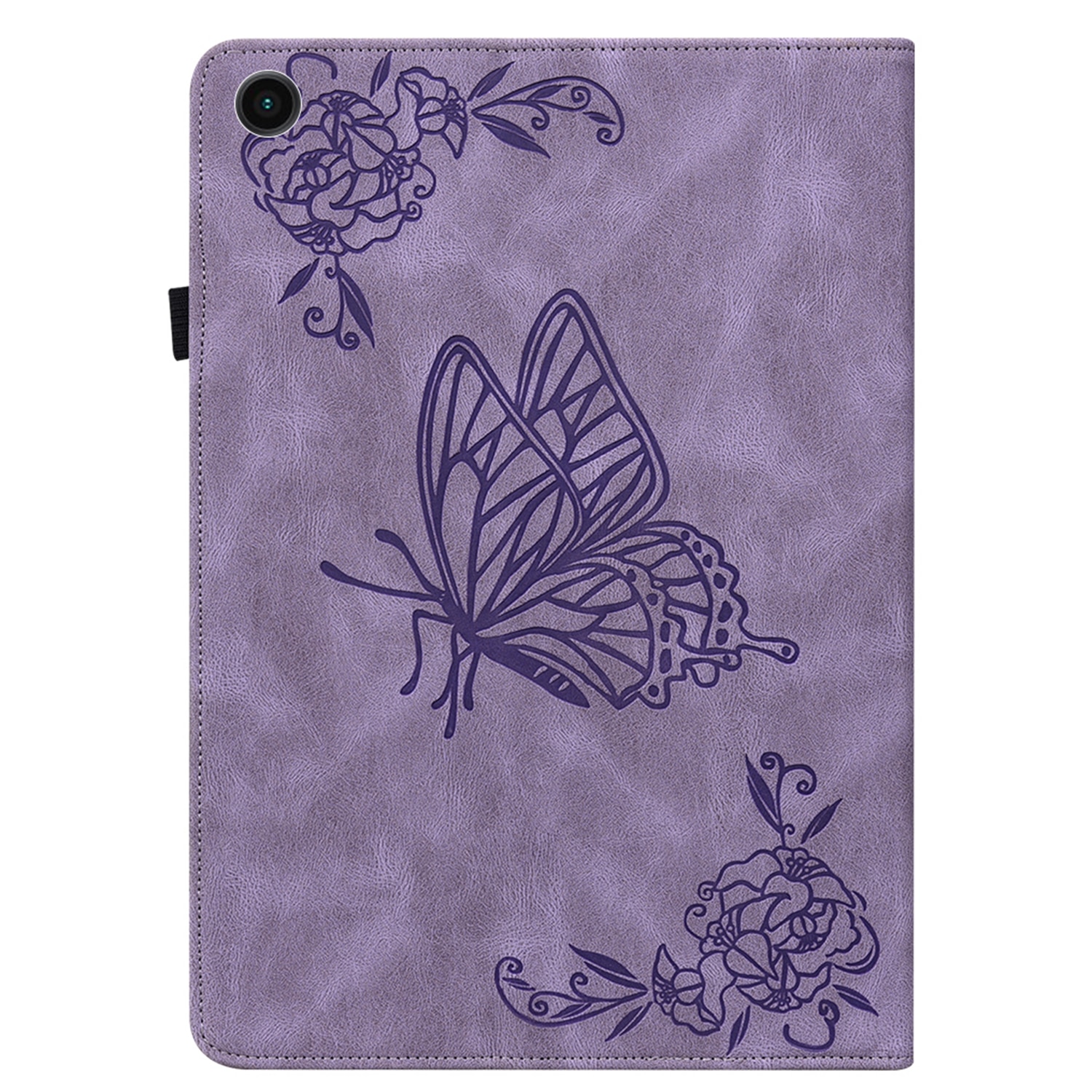 Custodia in pelle con farfalla Samsung Galaxy Tab A11 Viola