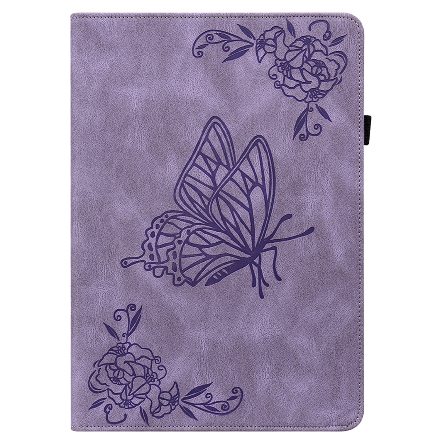 Custodia in pelle con farfalla Samsung Galaxy Tab A11 Plus Viola