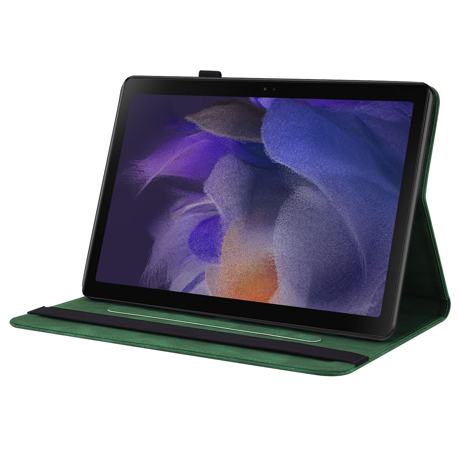 Custodia in pelle con farfalla Samsung Galaxy Tab A11 Plus Verde