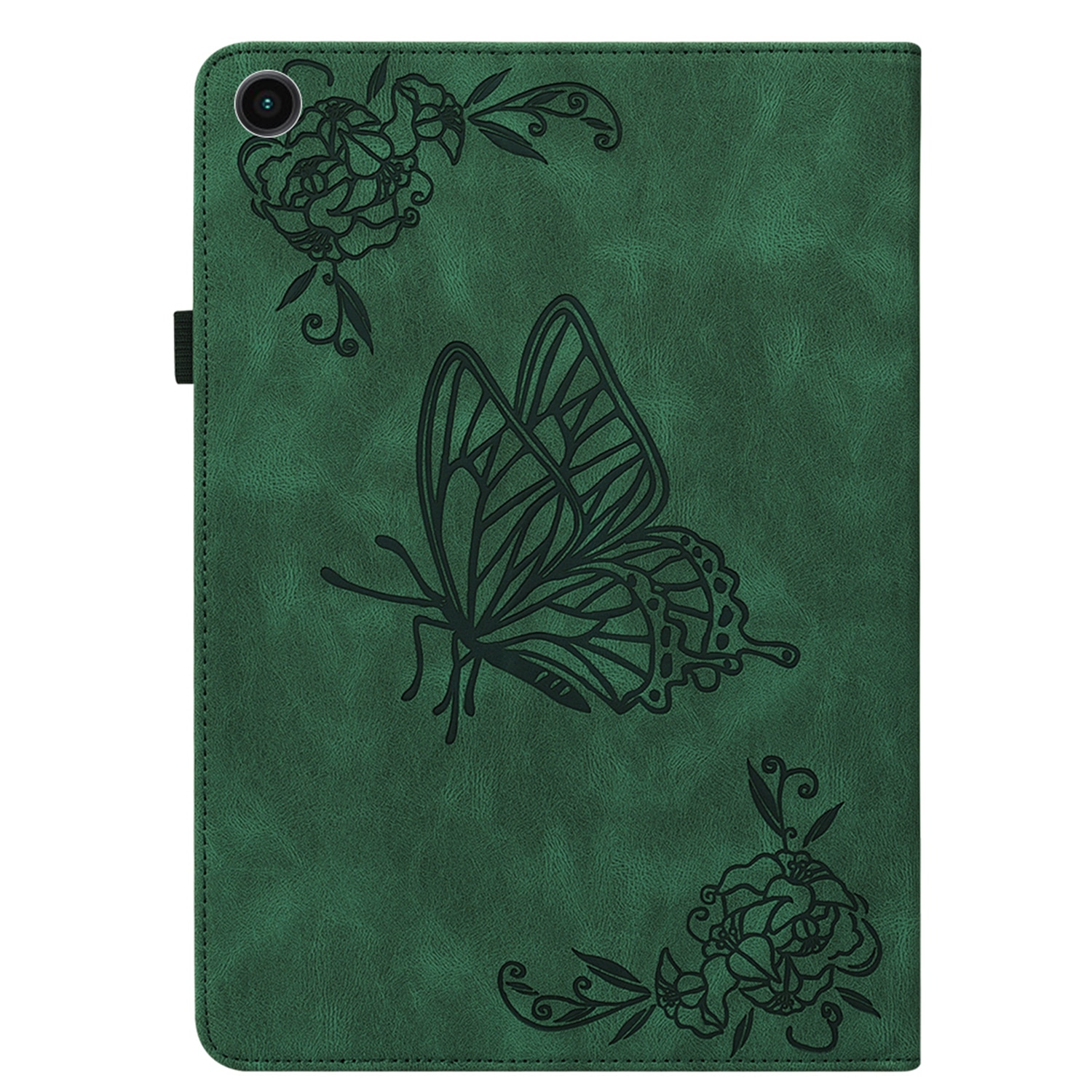 Custodia in pelle con farfalla Samsung Galaxy Tab A11 Plus Verde