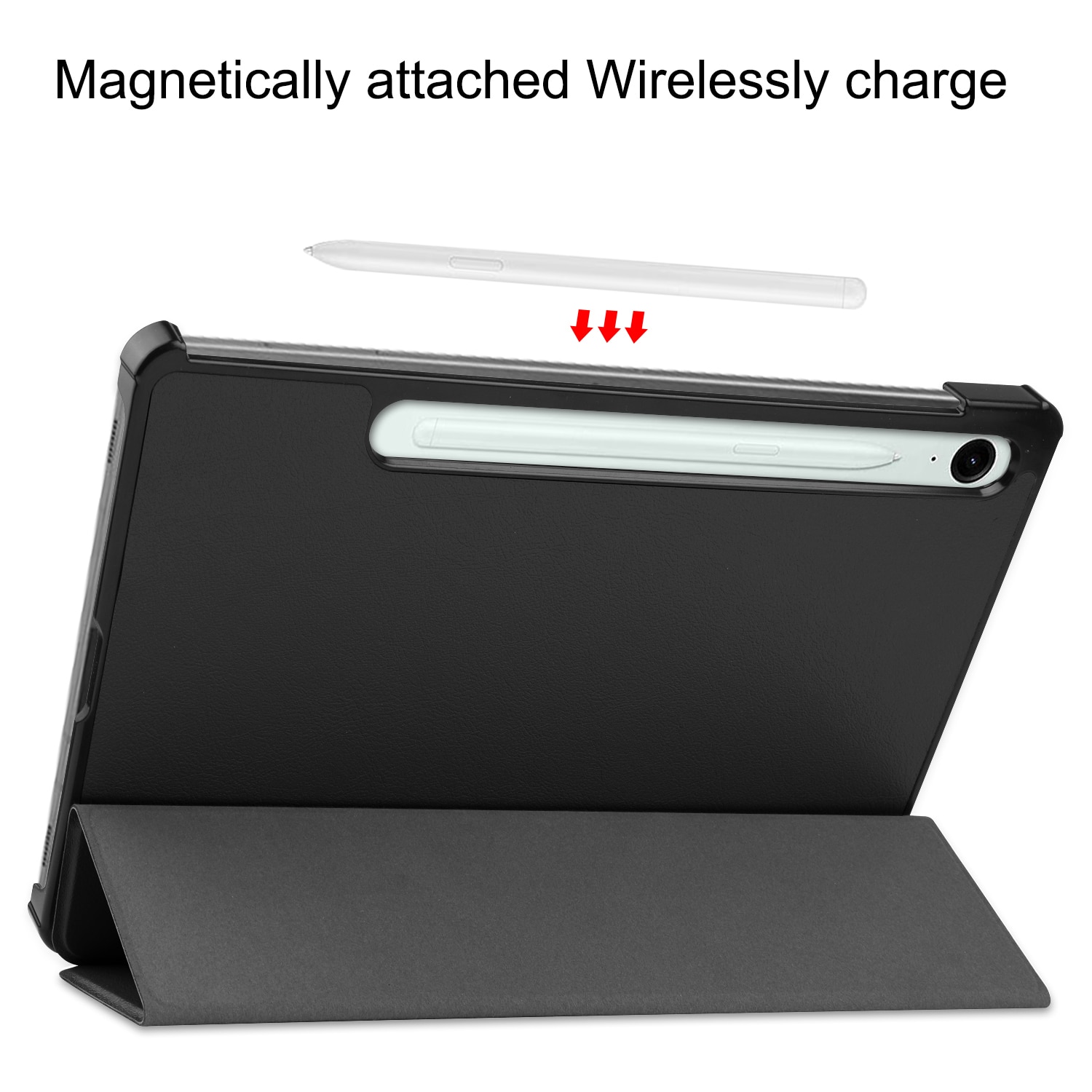 Cover Tri-Fold Samsung Galaxy Tab S10 Lite Nero