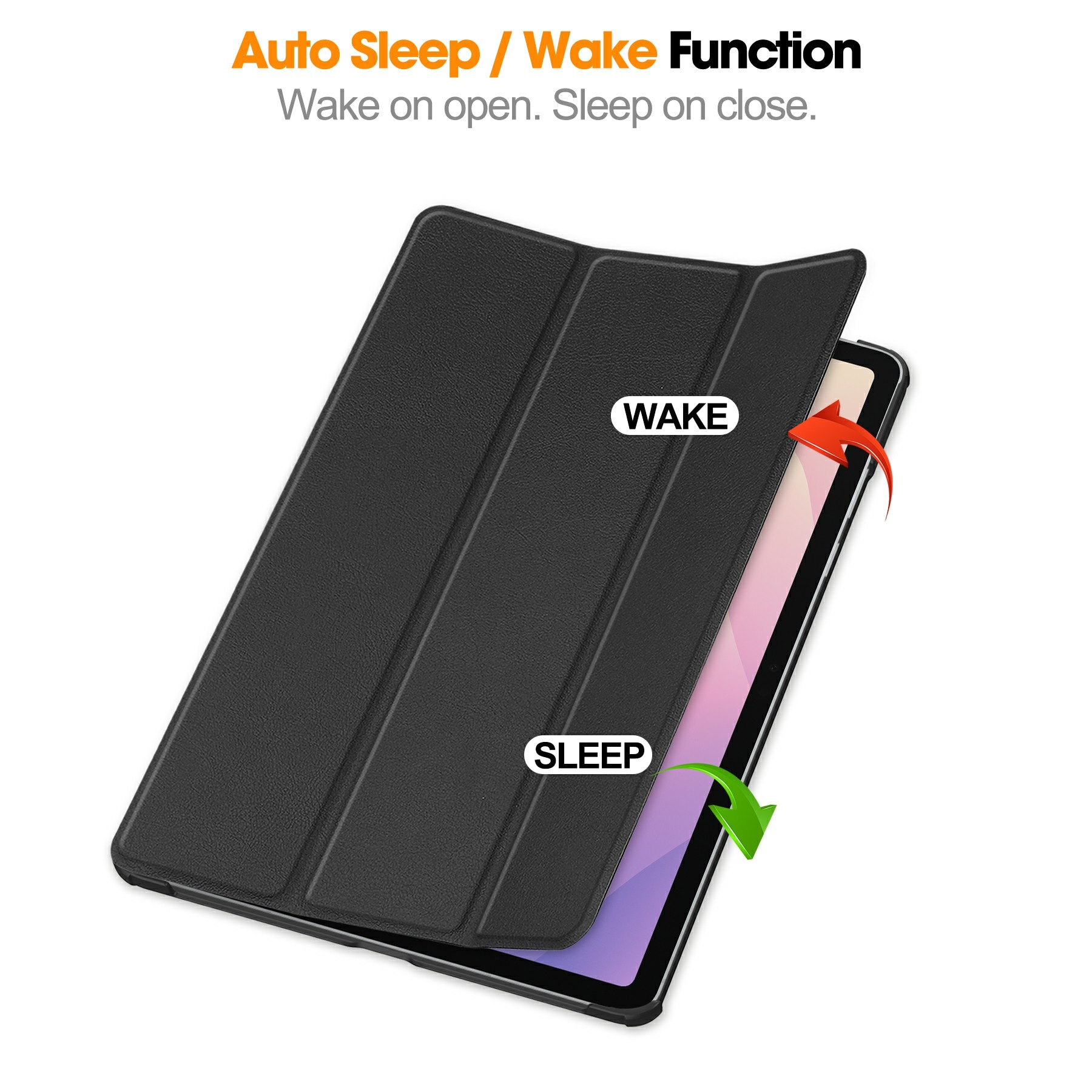 Cover Tri-Fold Samsung Galaxy Tab S11 Nero