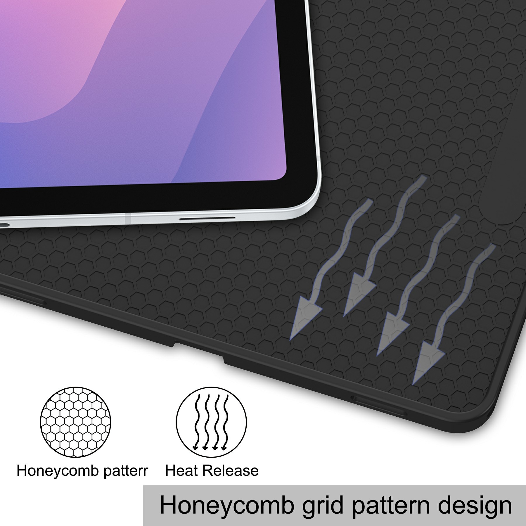 Cover Tri-Fold con portapenne Samsung Galaxy Tab S11 Nero