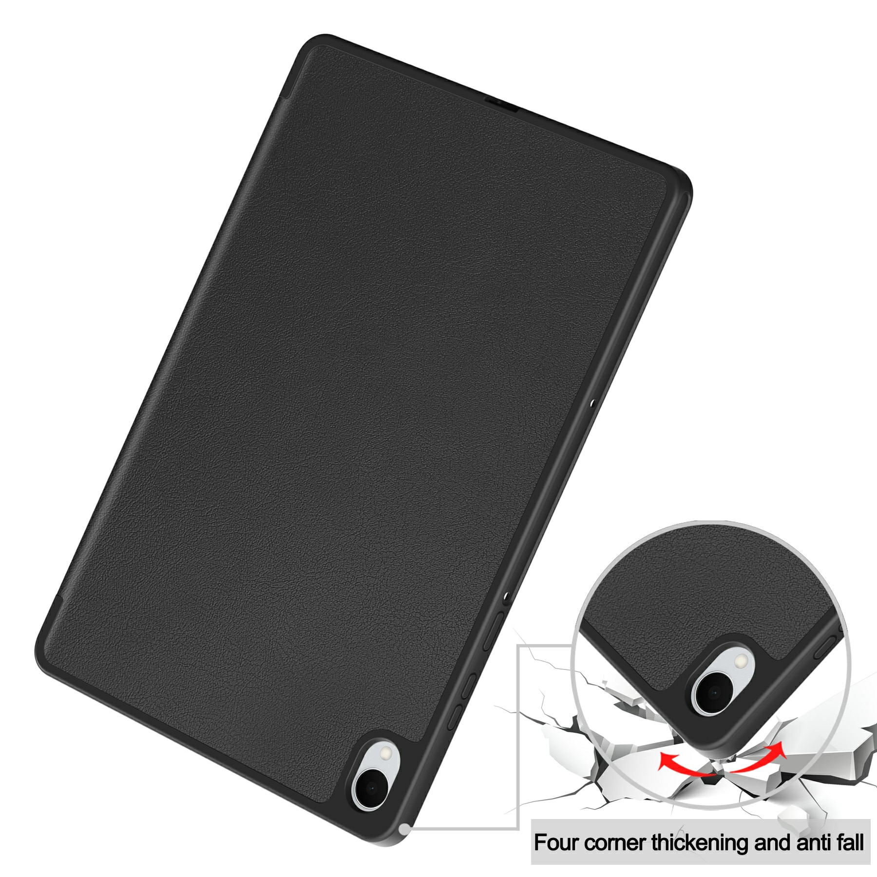 Cover Tri-Fold con portapenne Samsung Galaxy Tab S11 Nero