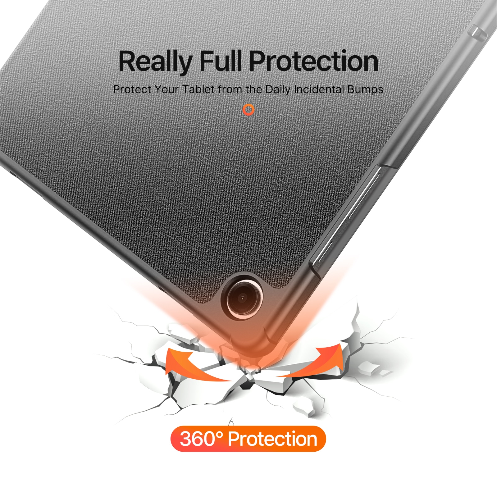 Cover Domo Tri-Fold Samsung Galaxy Tab A11 Plus Black