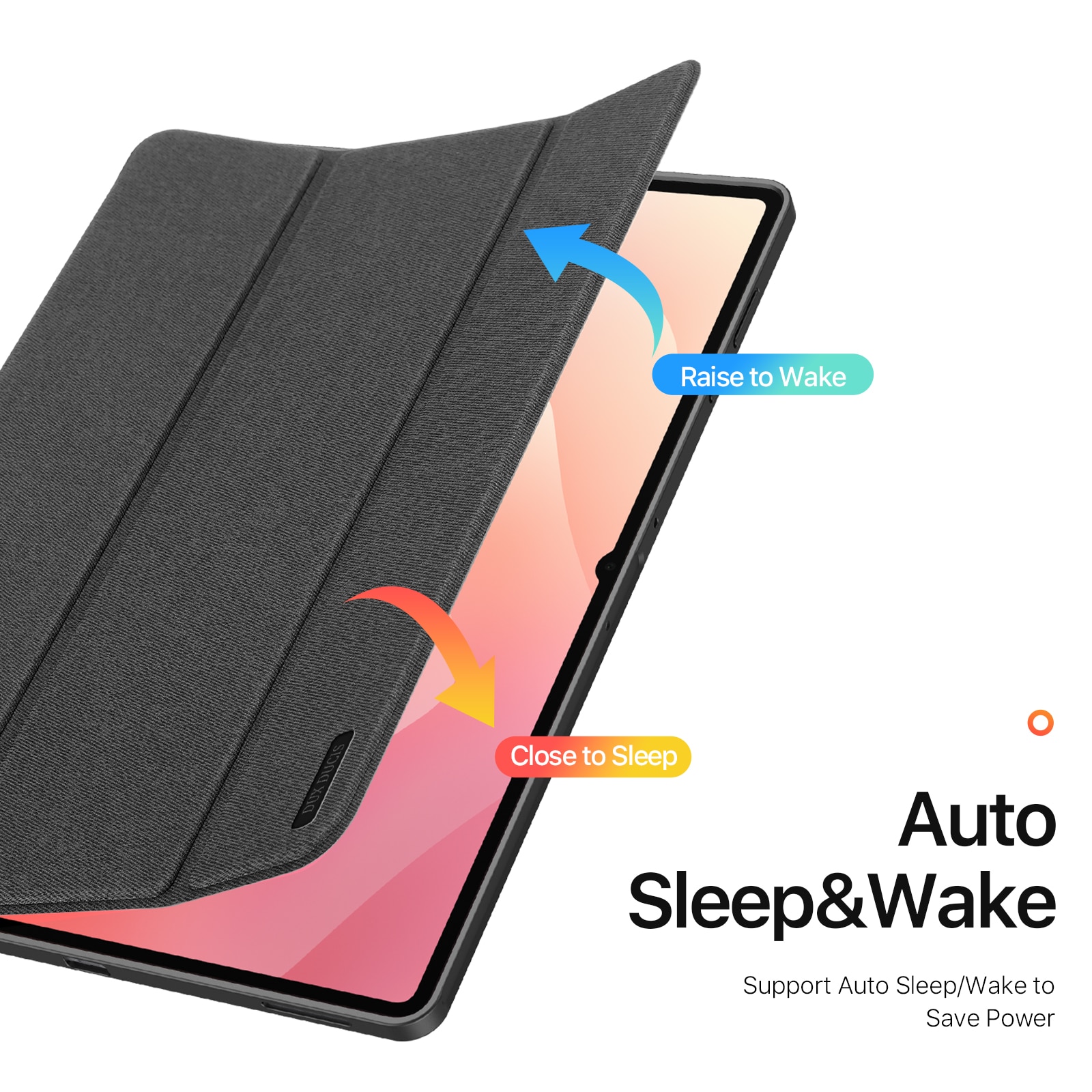 Cover Domo Tri-Fold Samsung Galaxy Tab S11 Ultra Black
