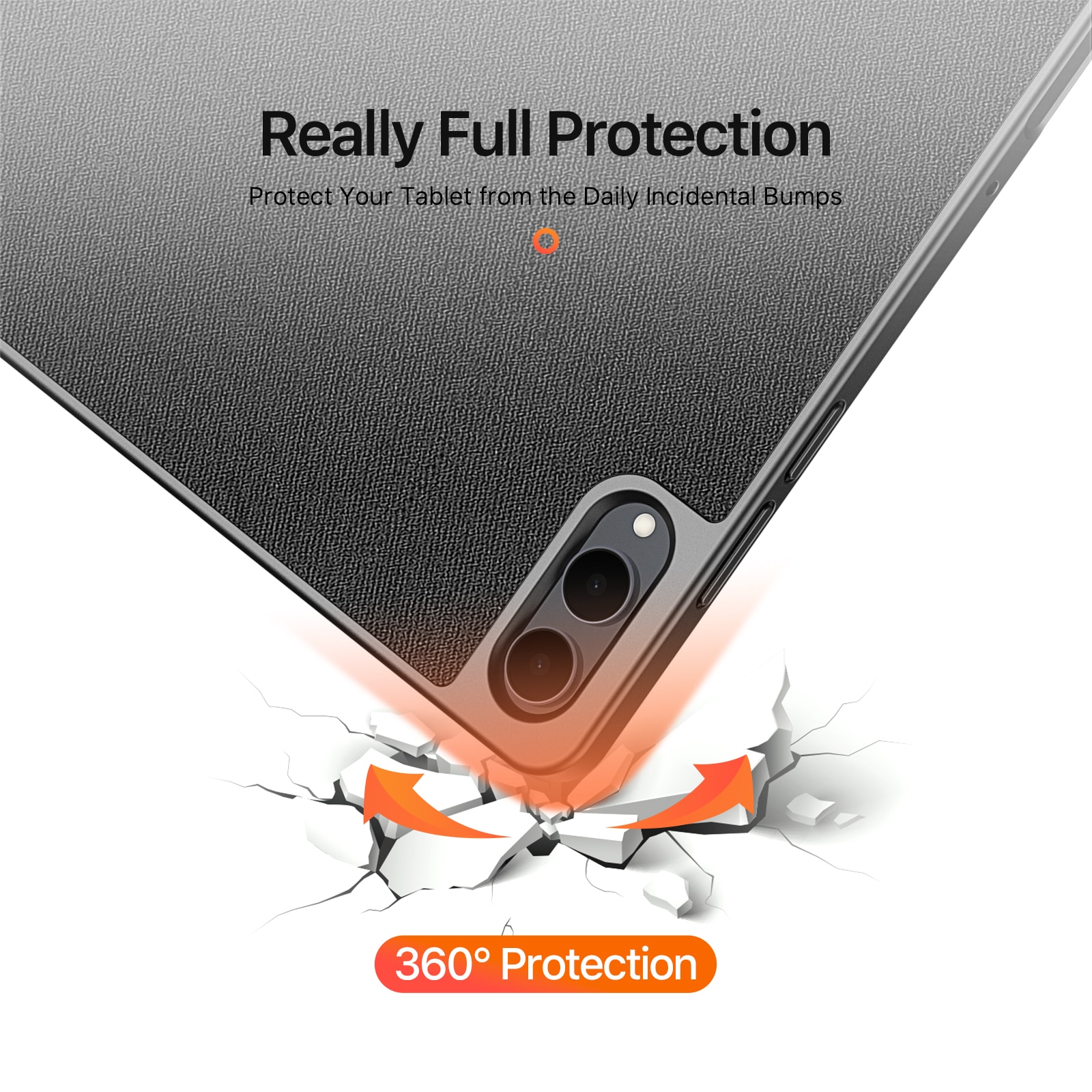 Cover Domo Tri-Fold Samsung Galaxy Tab S11 Ultra Black